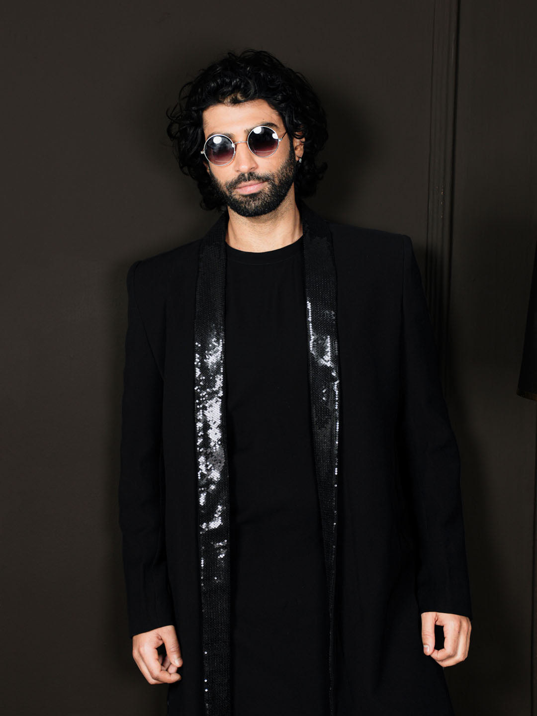 Men's Black Imported Lachka Combo Set
