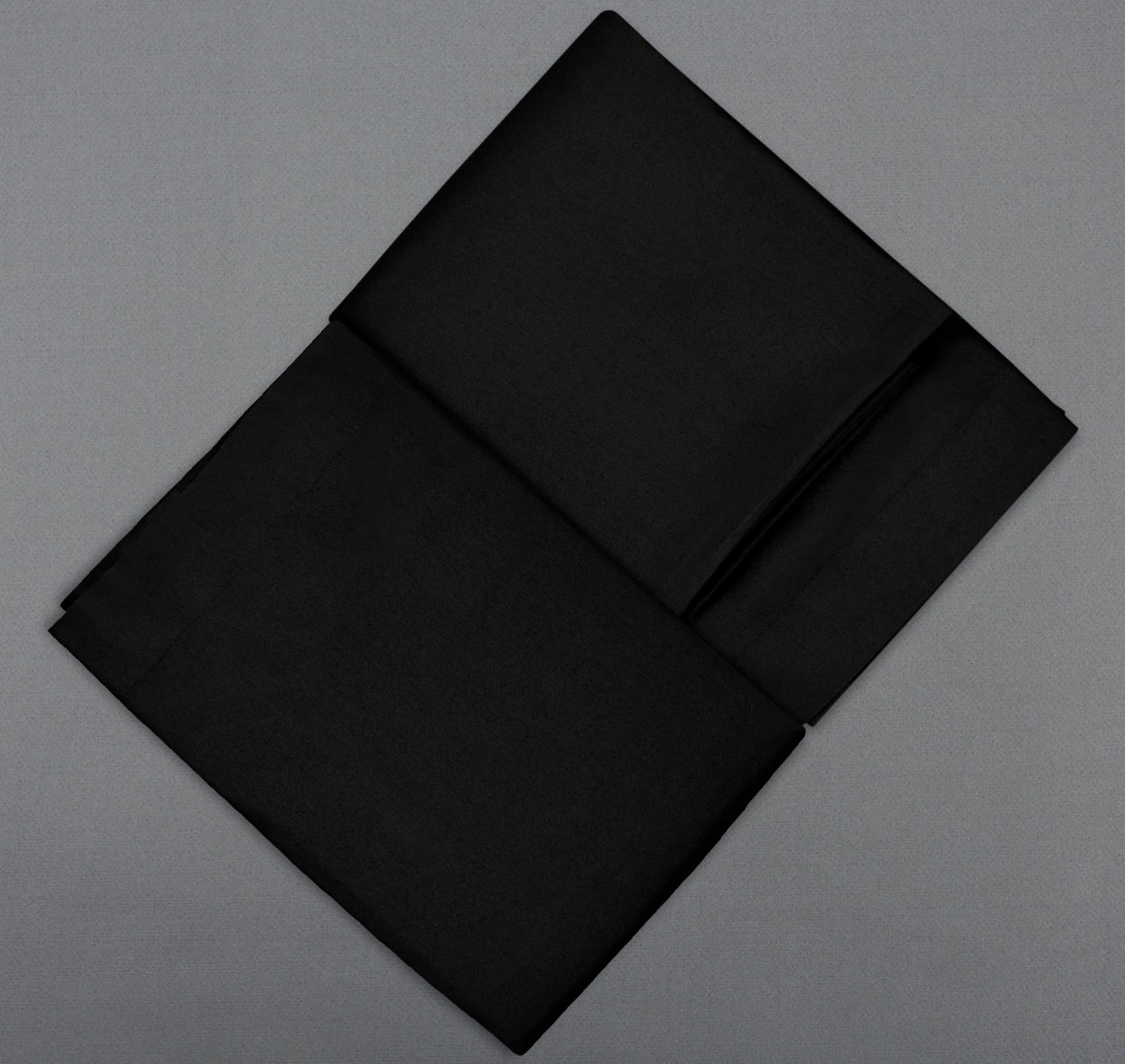 Men's Black Plain Viscose Kurta Lungi Set