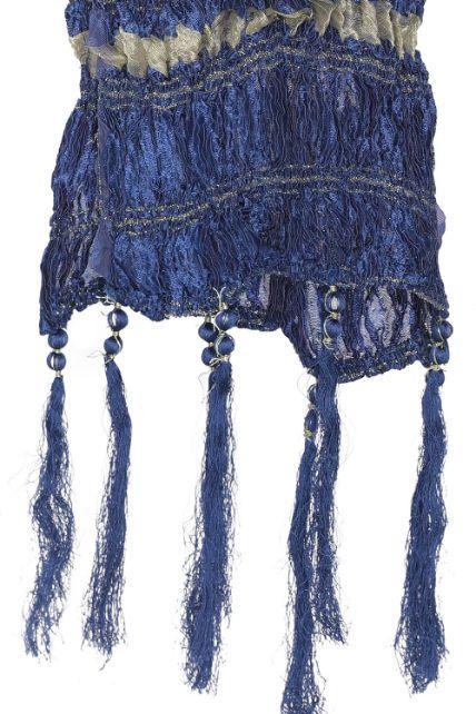 VASTRAMAY Men's Blue Viscose Dupatta