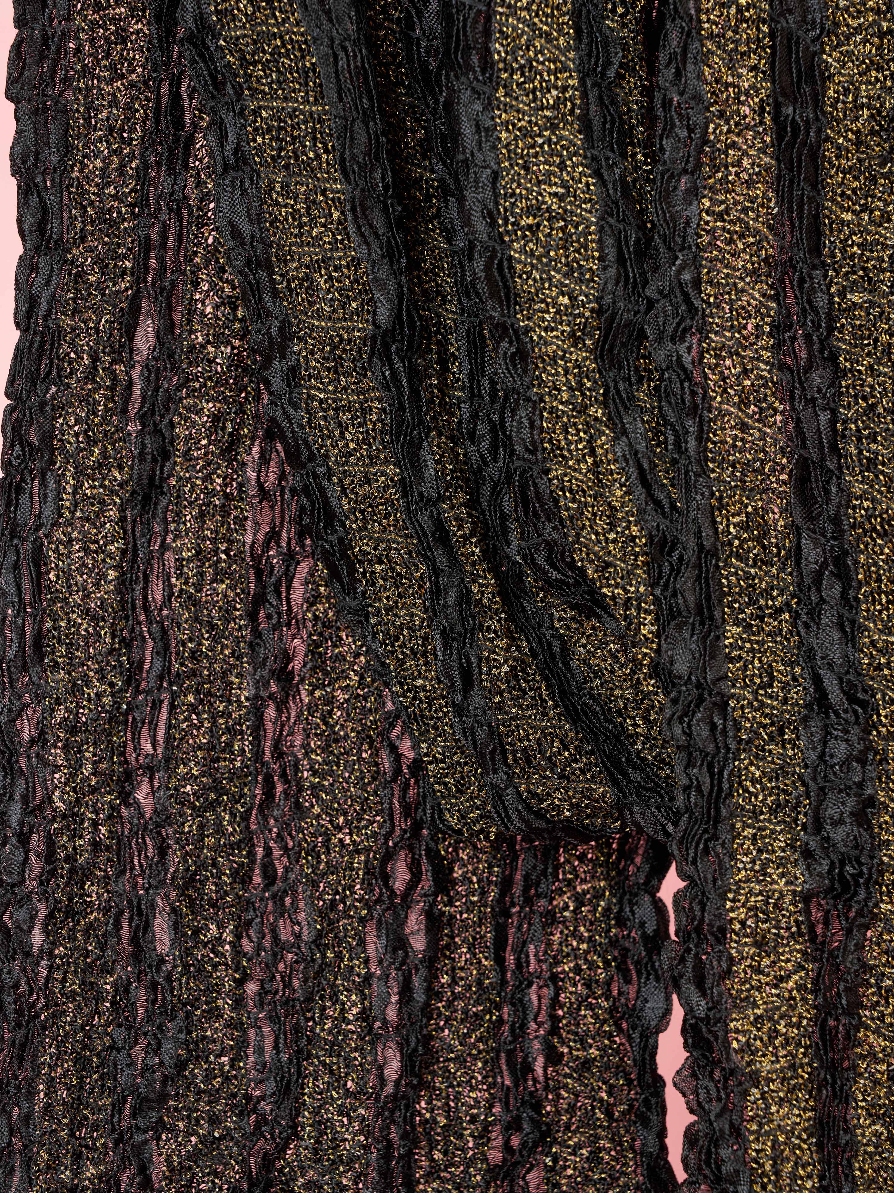 Elegant Black Crushed Dupatta