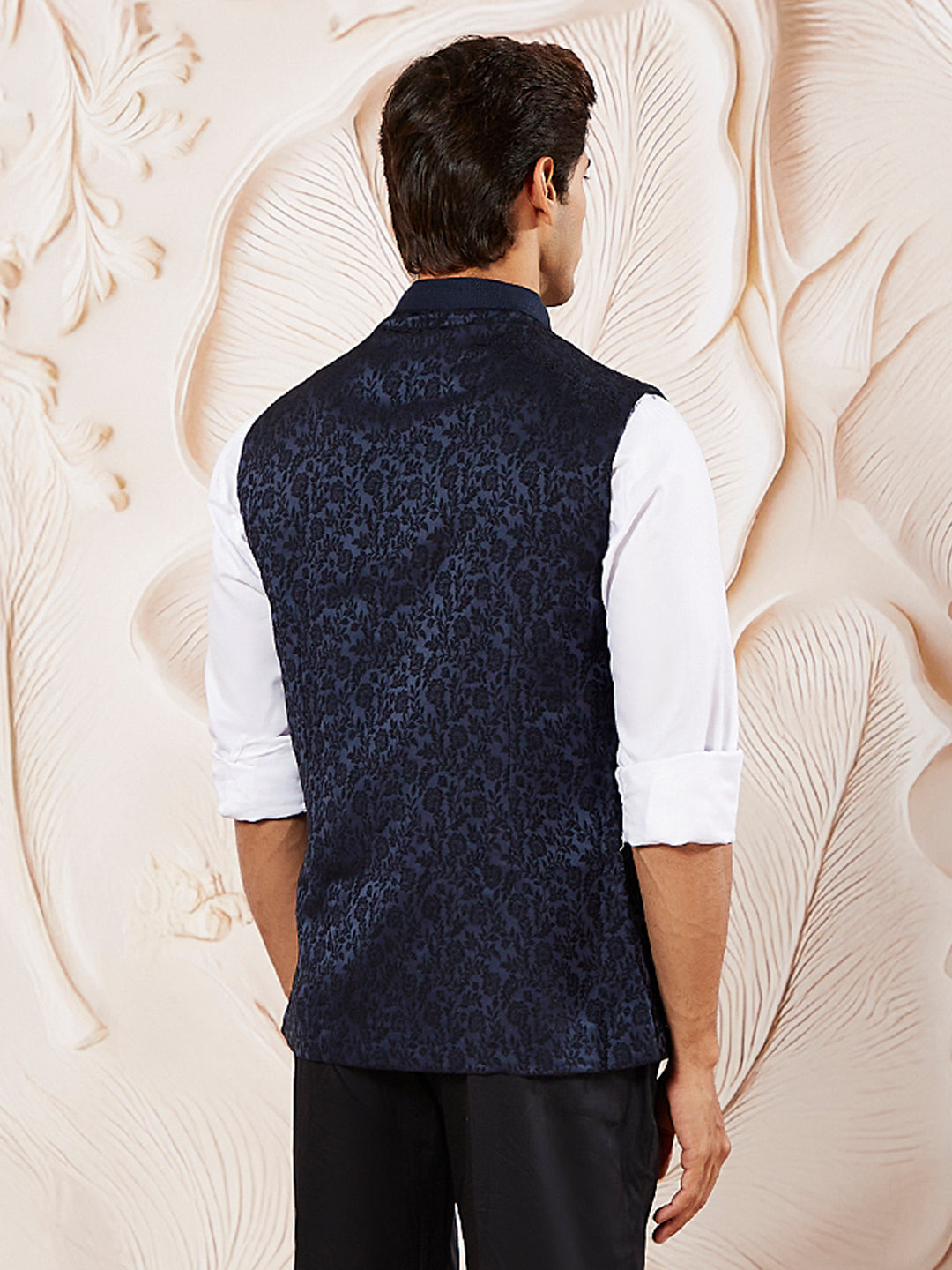 Men's Navy Blue - Nehru Jacket