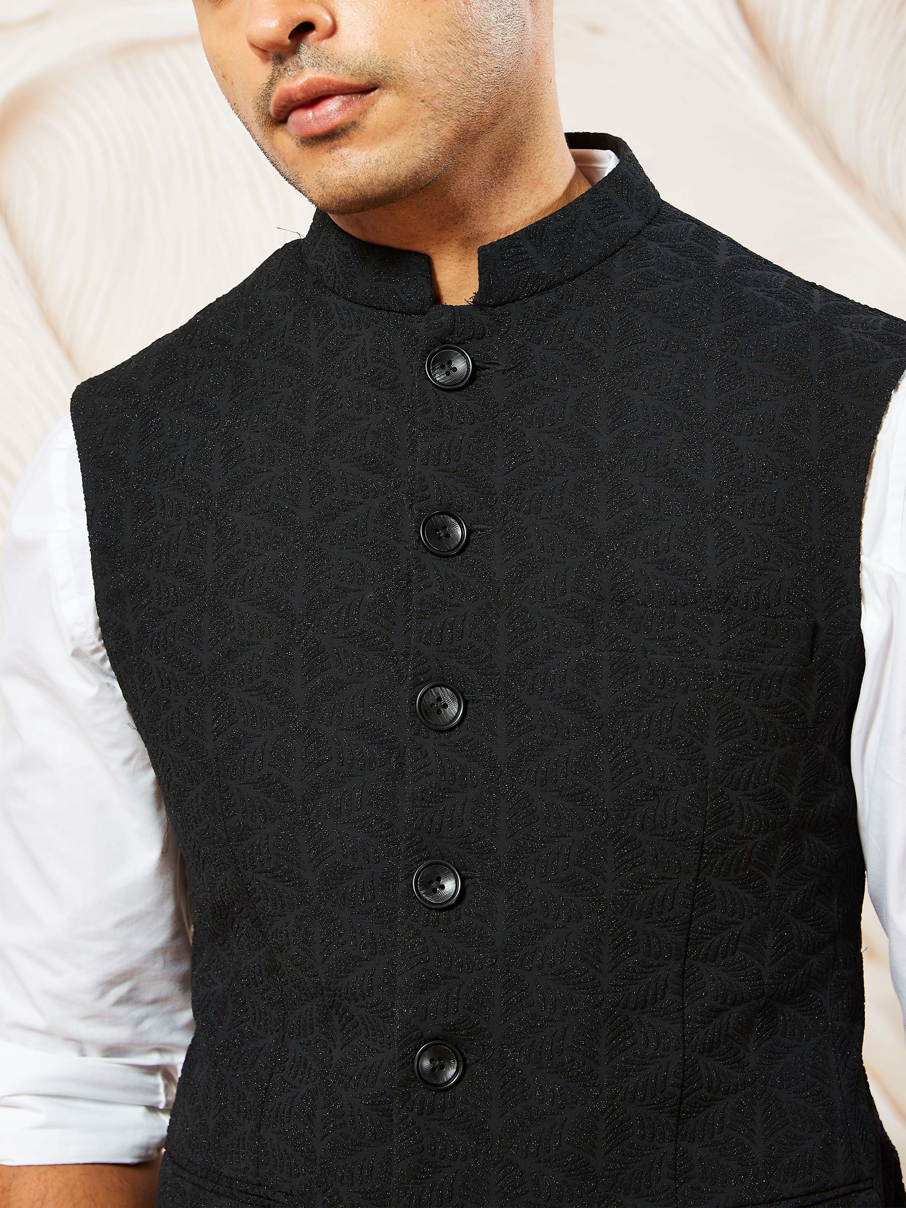 Men's Black - Nehru Jacket