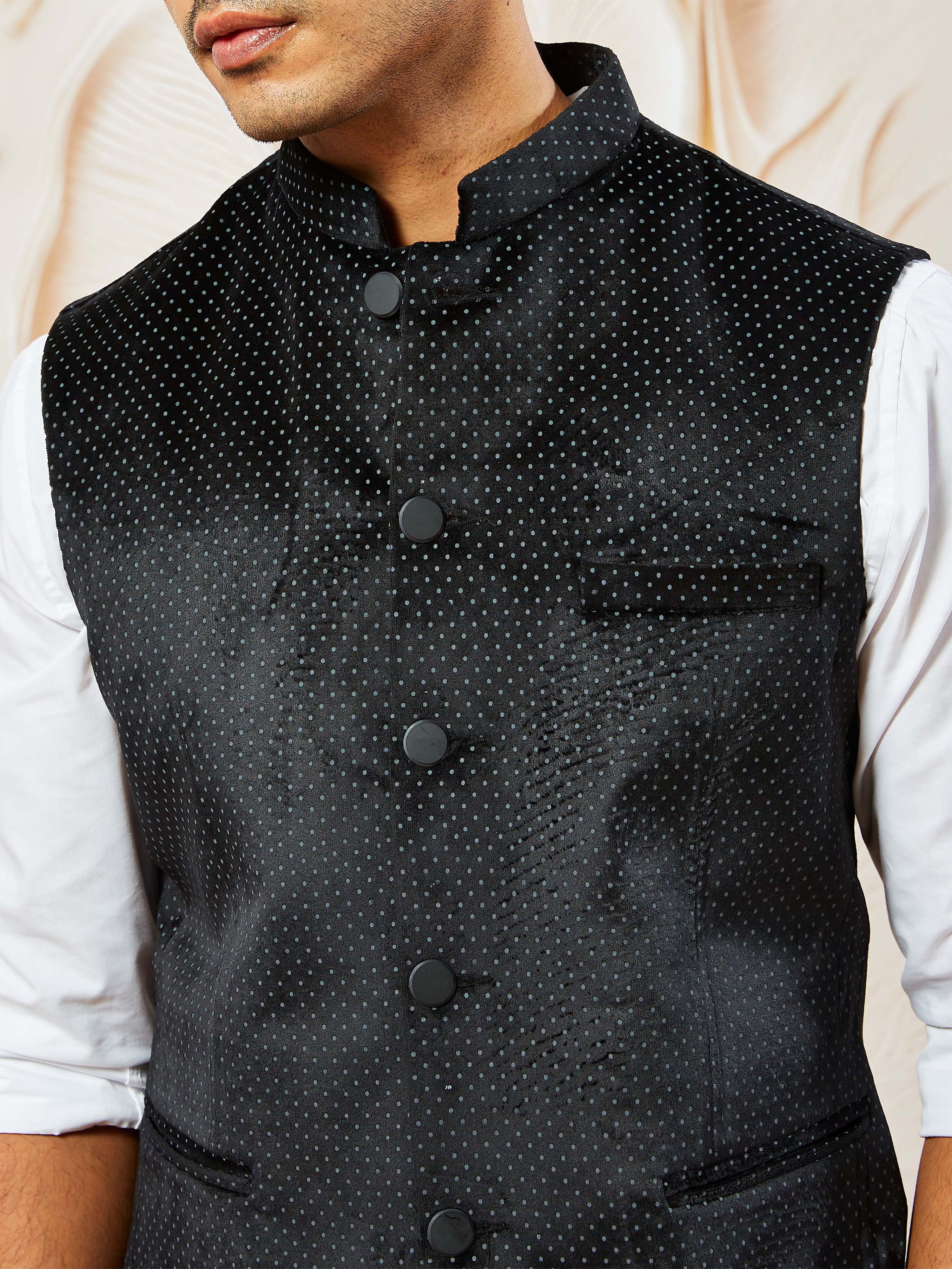 Men's Black - Nehru Jacket