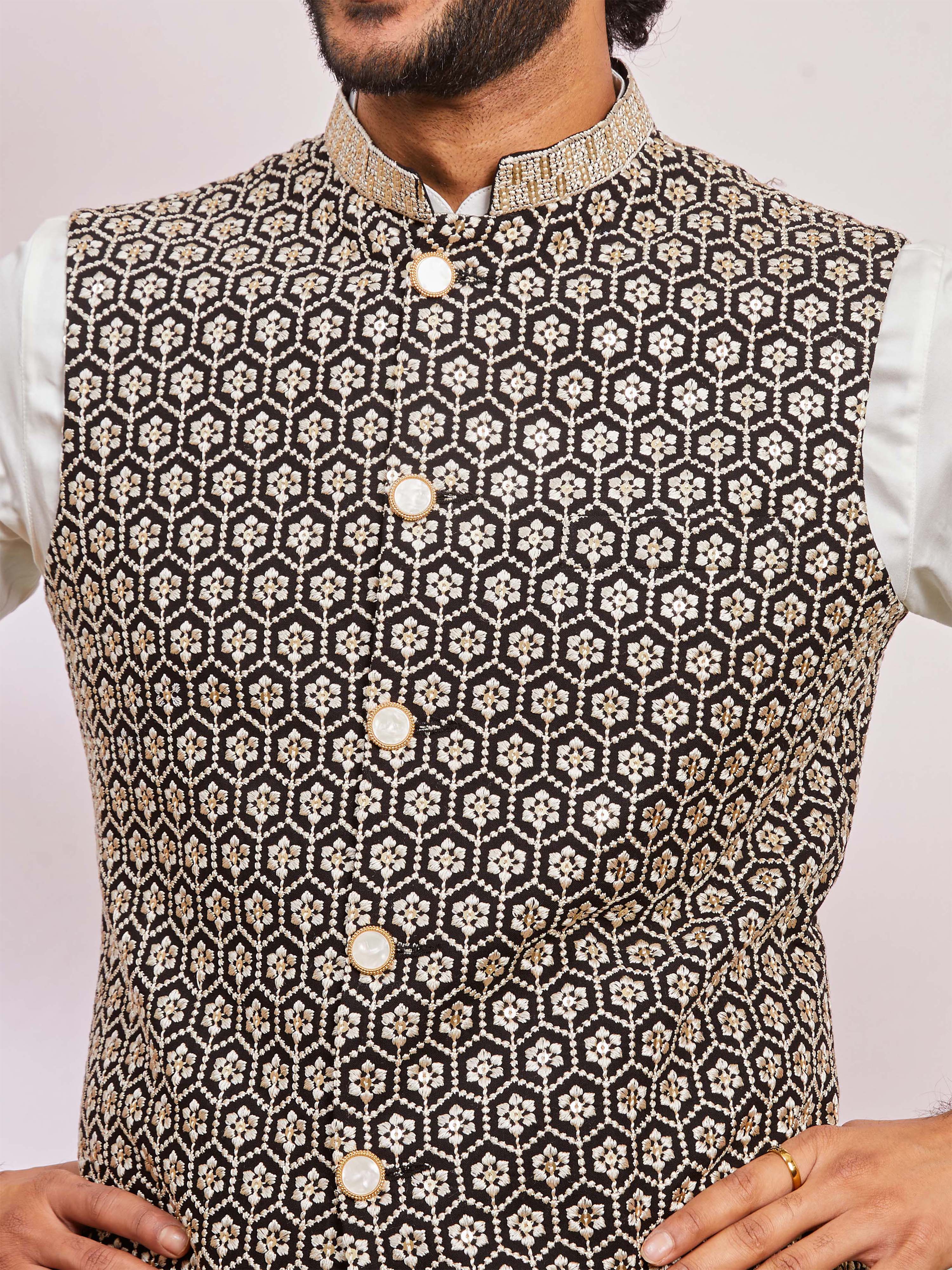 Men's Black - Nehru Jacket