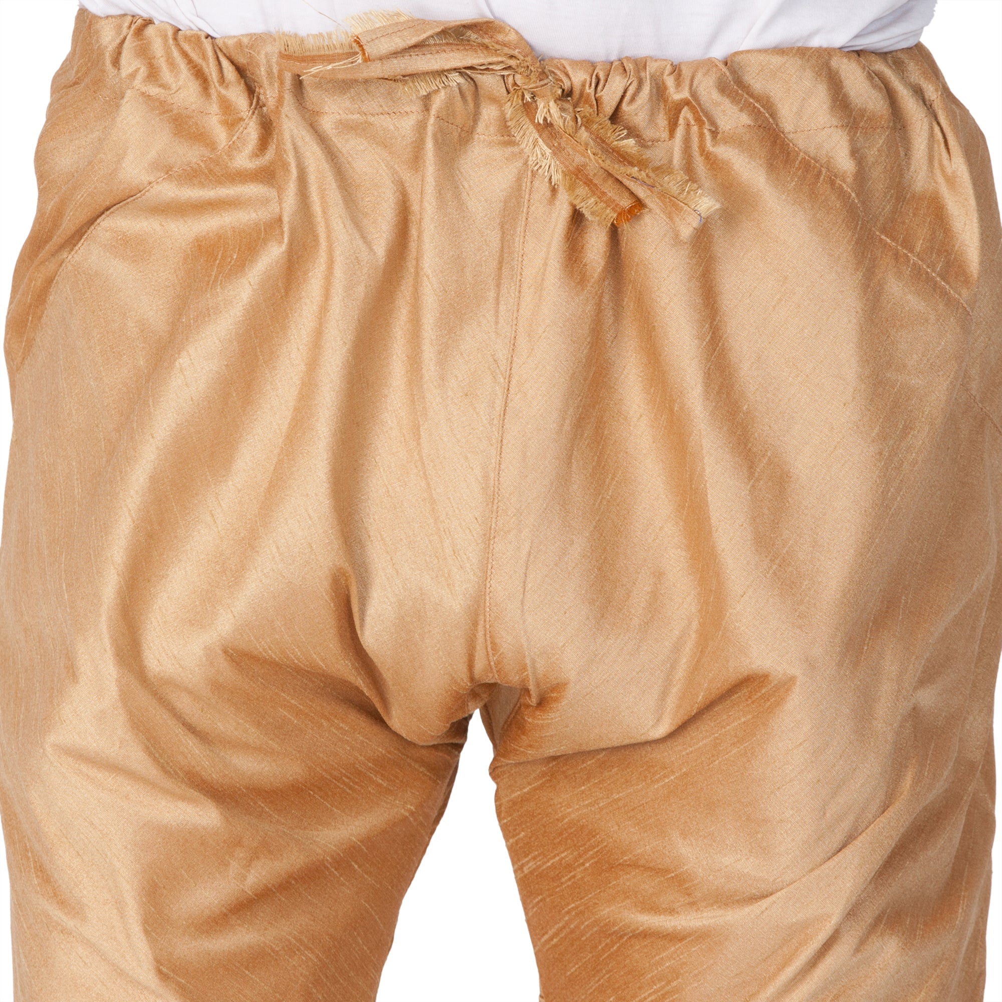 Men's Gold Zari Weaved Kurta Pyjama Set