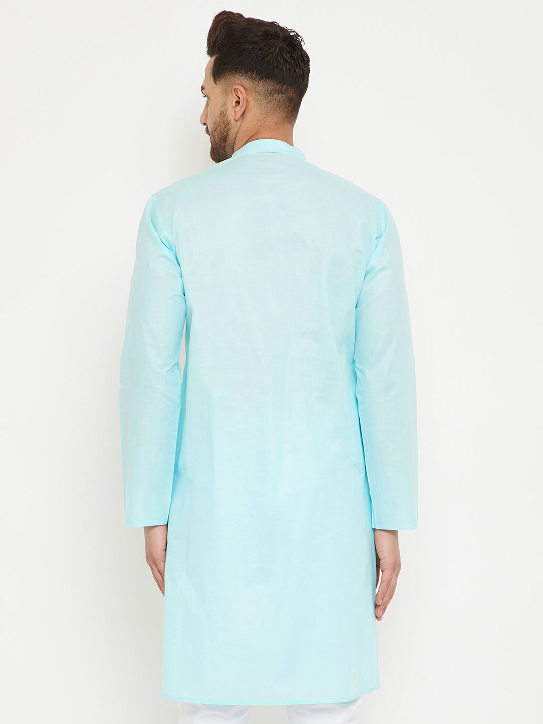 Vastramay Aqua Cotton Baap Beta Kurta