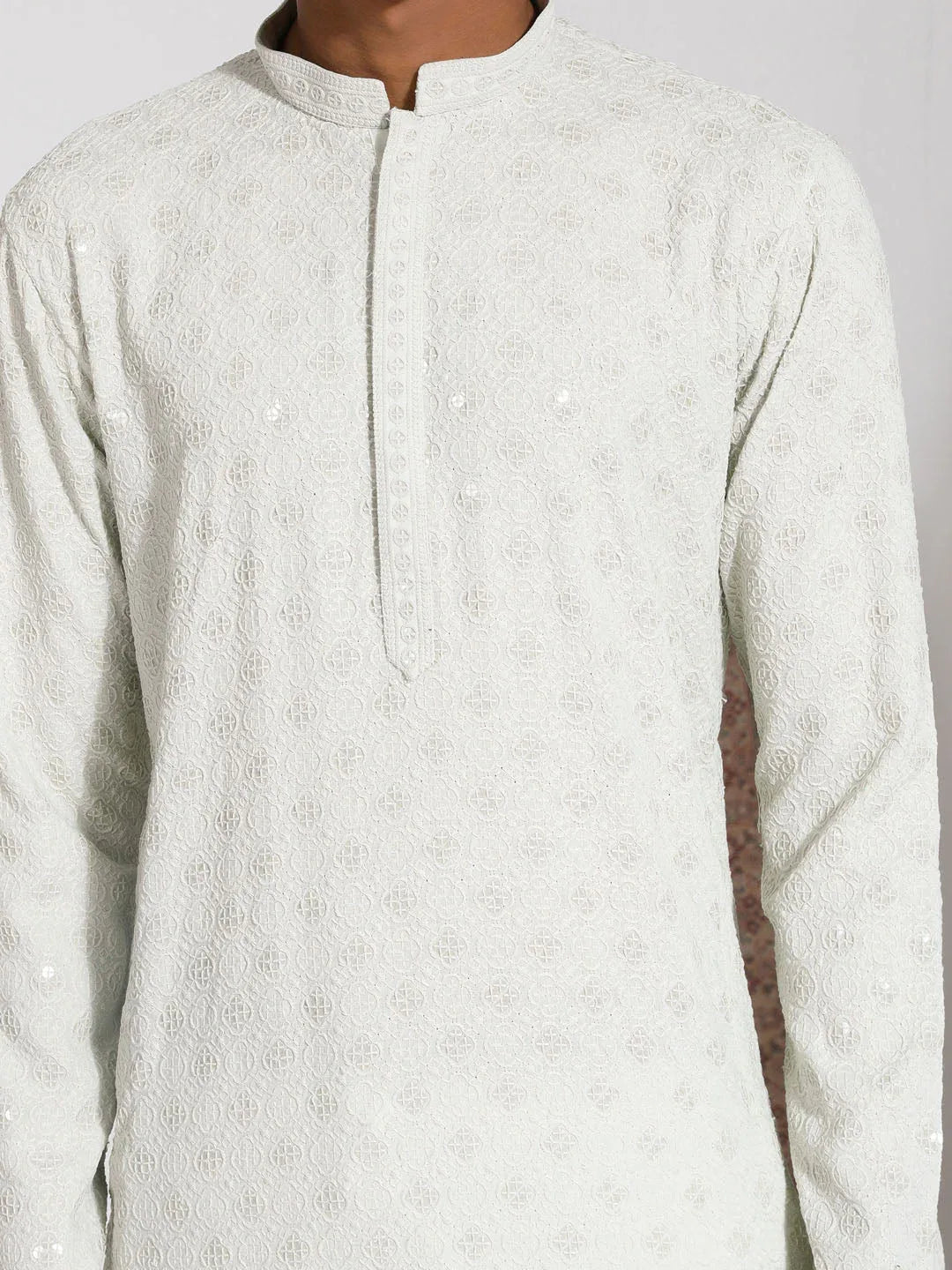 Men's Pista Rayon Kurta And Pyjama Set