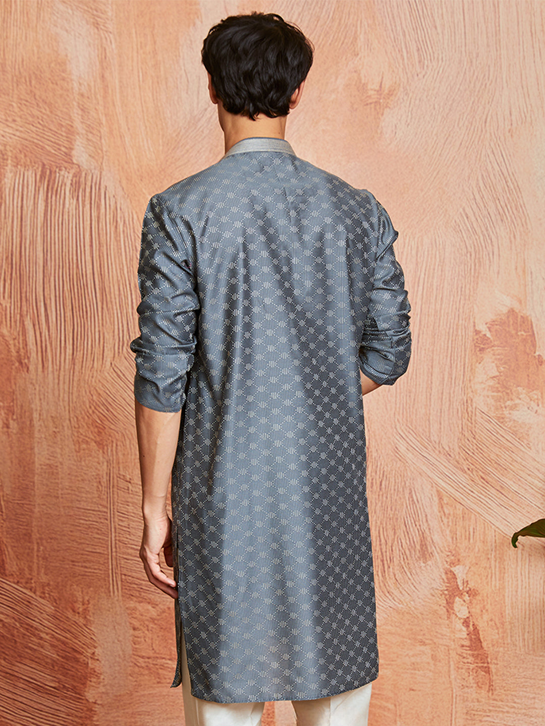 Men's Steel Silk Blend Kurta