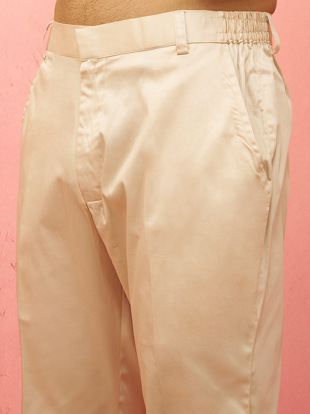 Men's Green Digital Print Kurta with Cotton Pyjama