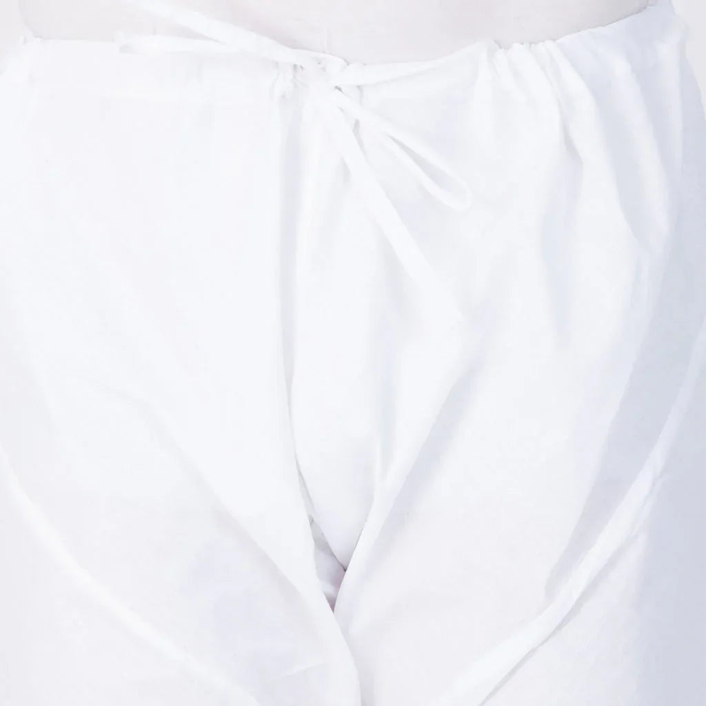 Men's White Cotton Kurta and Pyjama Set