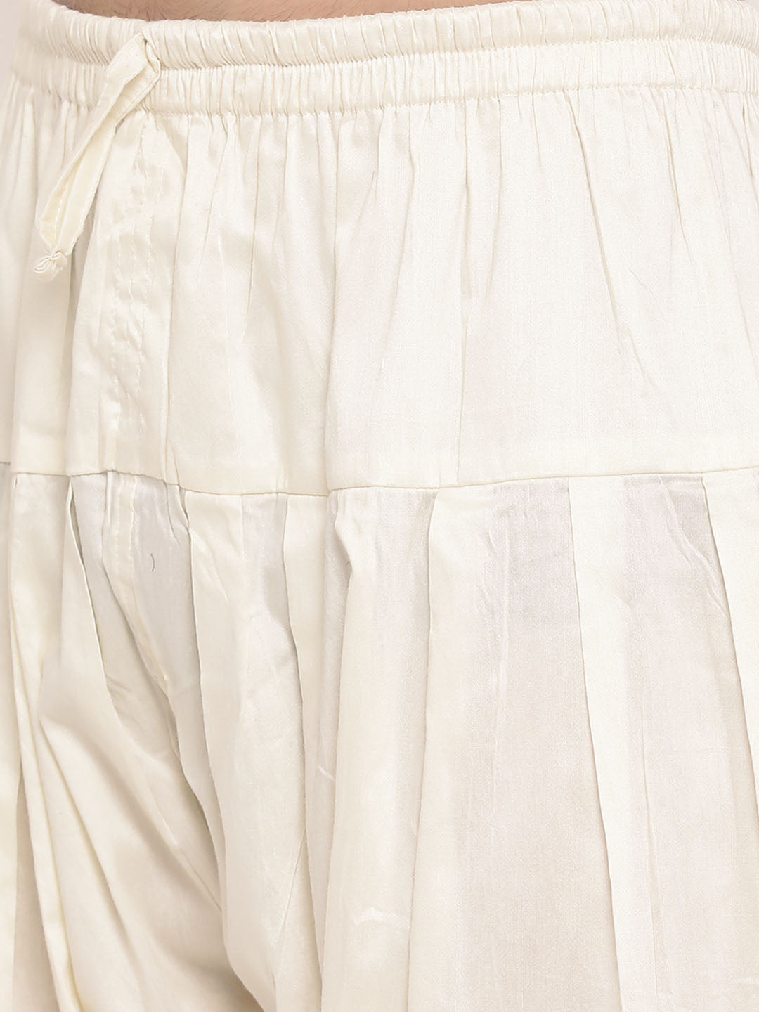 Rust Brown & Cream Pathani Kurta With Patiala