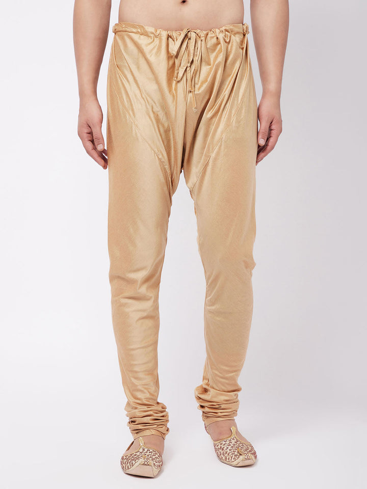 VASTRAMAY Men's Rose Gold Viscose Pyjama