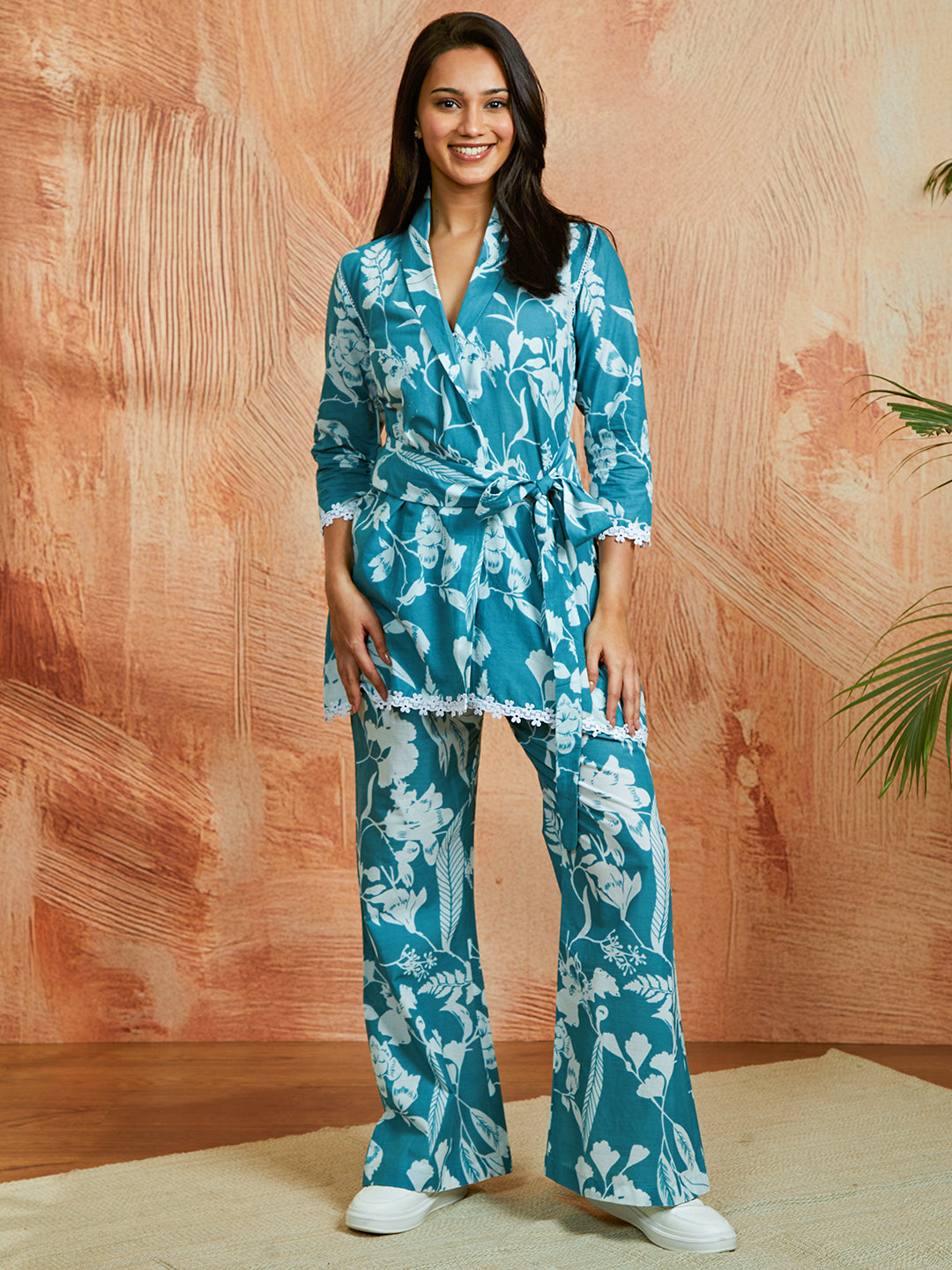 Women's Aqua Co Ords Set - qivii