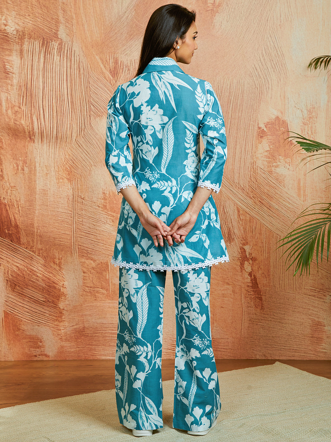 Women's Aqua Co Ords Set - qivii