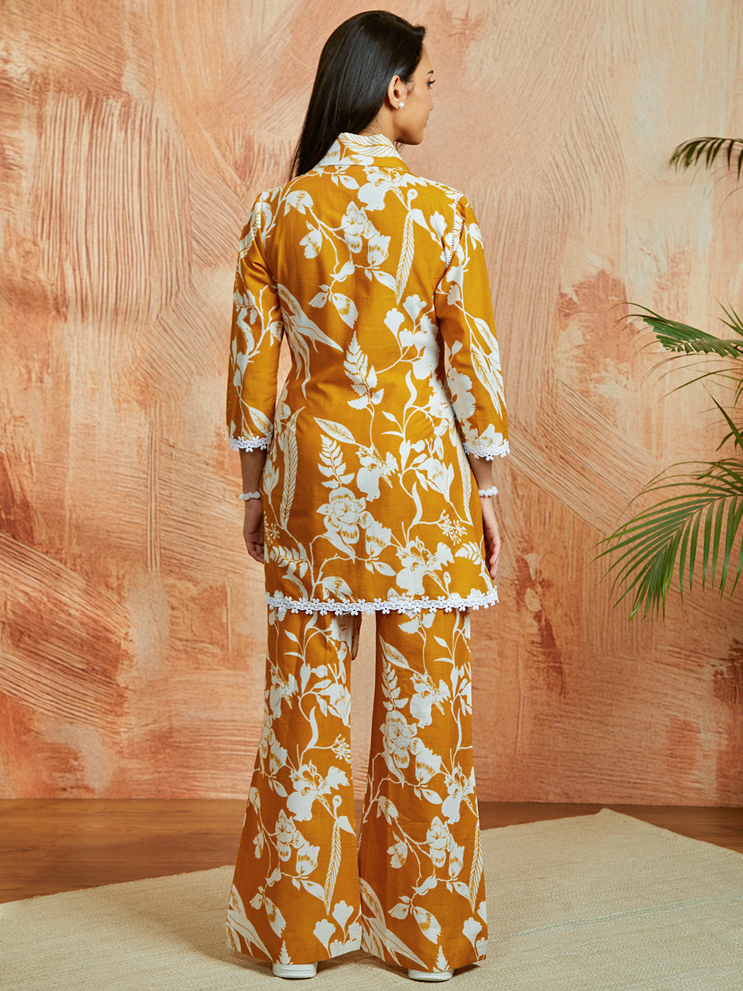 Women's Mustard Co Ords Set - qivii