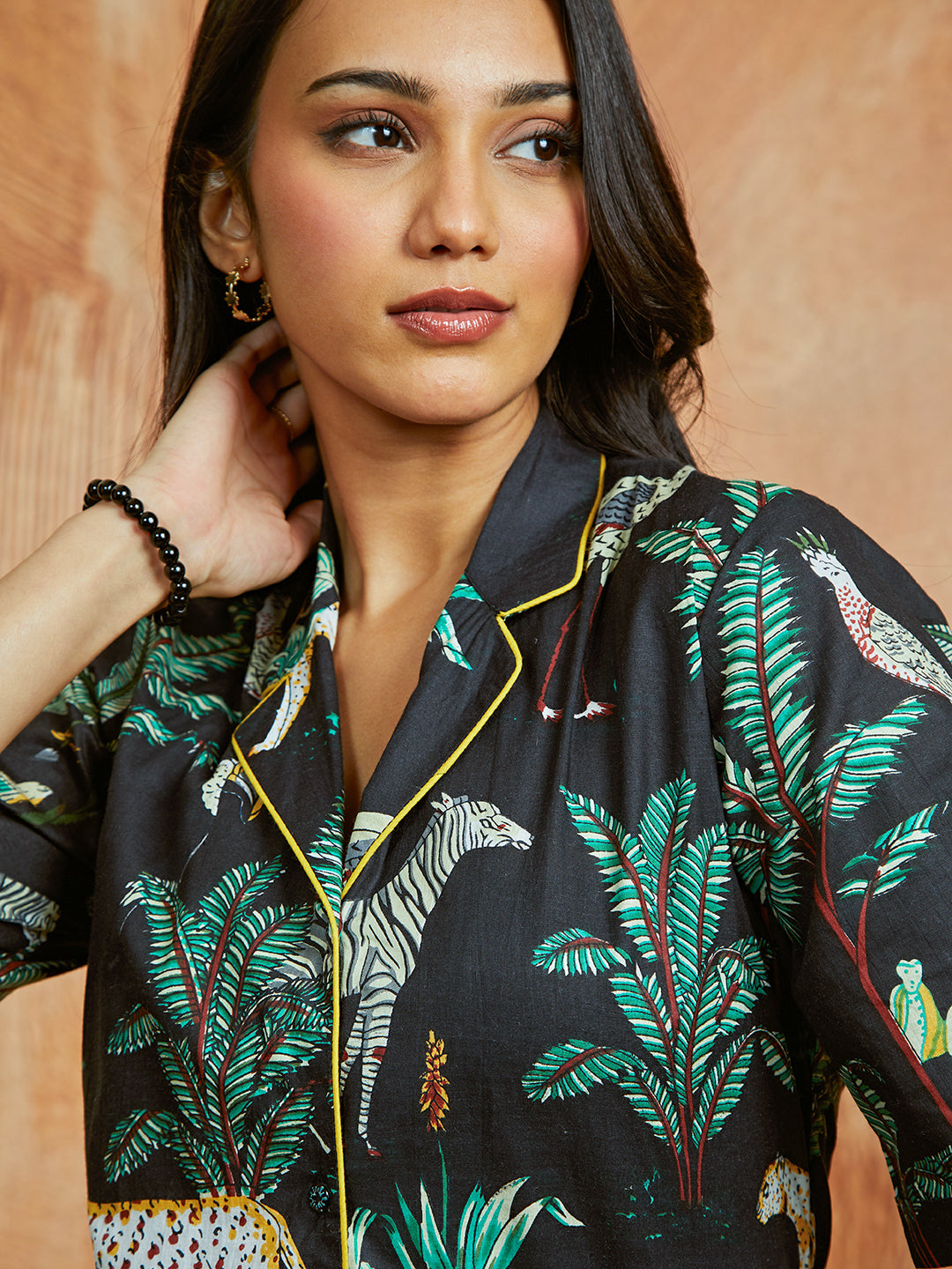 Women's Black Co Ords Set - qivii