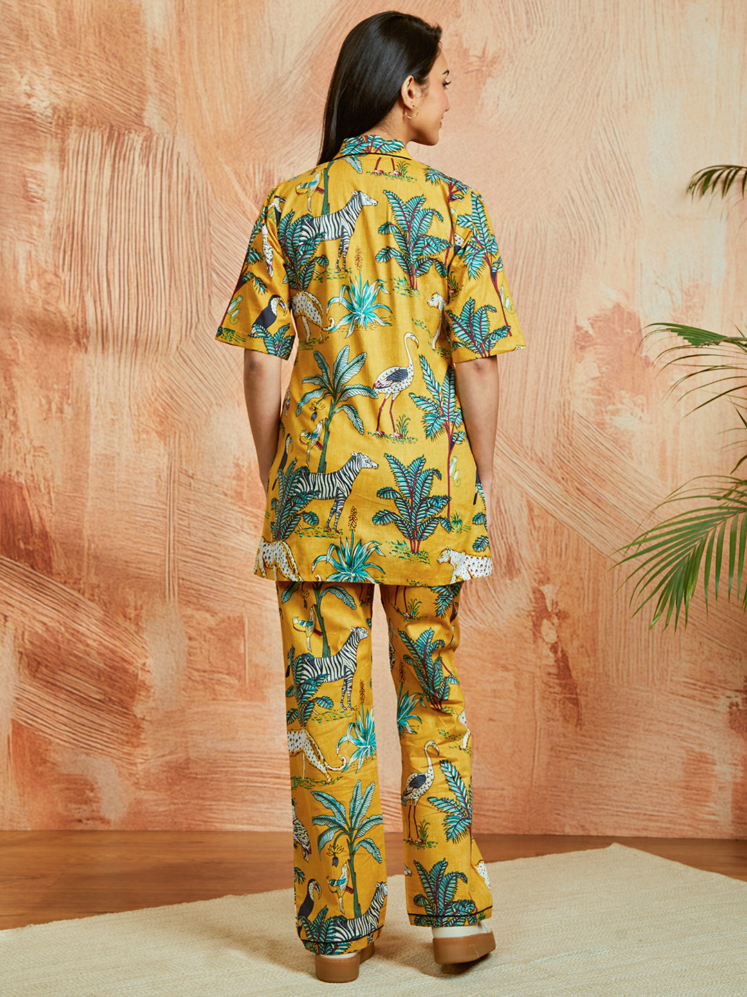 Women's Mustard Co Ords Set - qivii