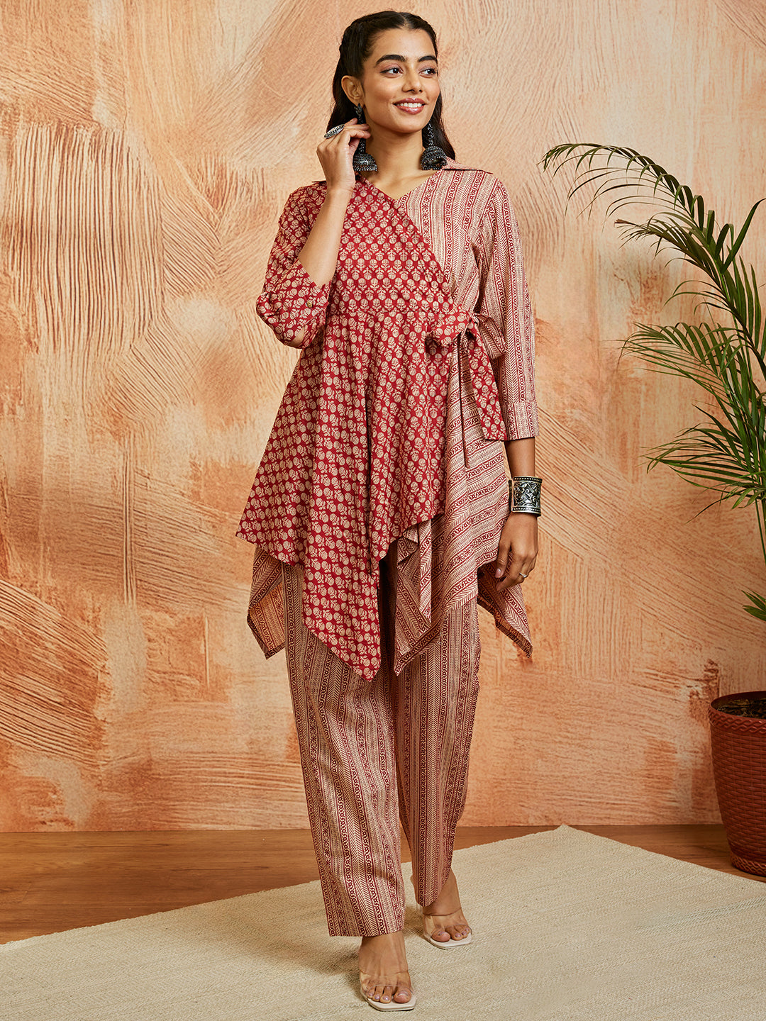 Women's Rust Co Ords Set - qivii