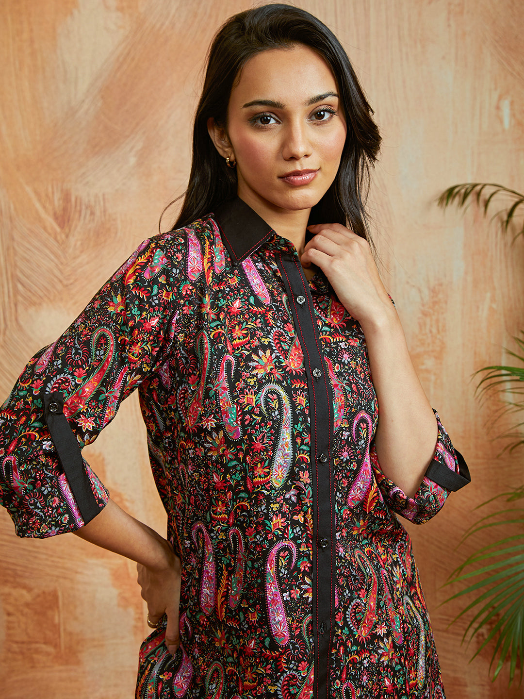 Women's Black Co Ords Set - qivii