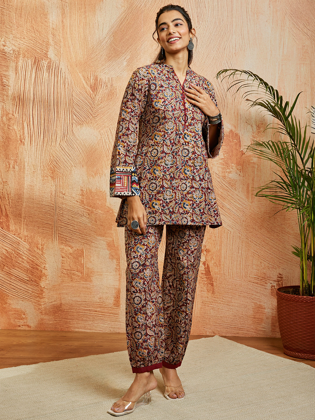 Women's Rust Co Ords Set - qivii