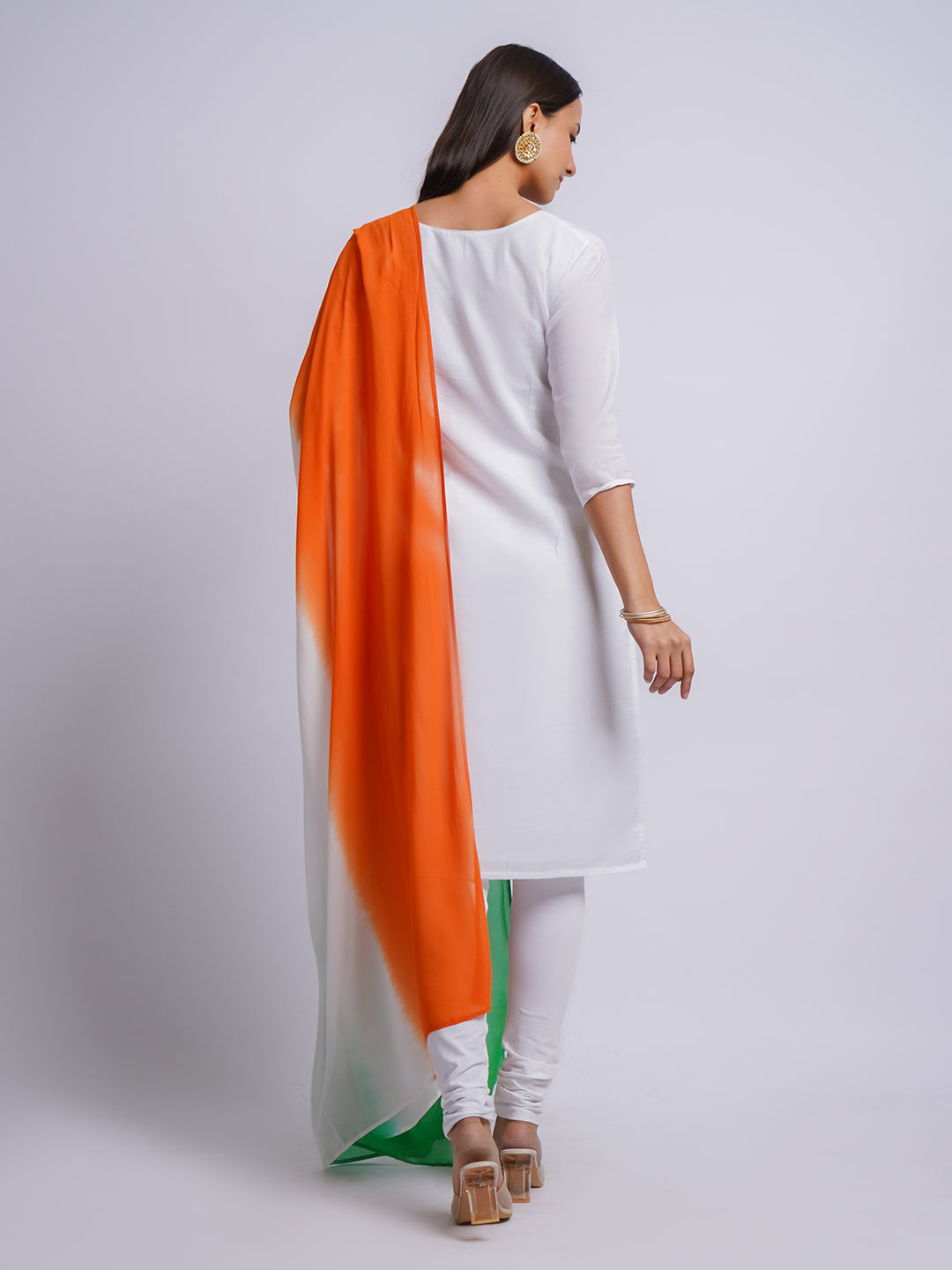 Women's White Kurta Set