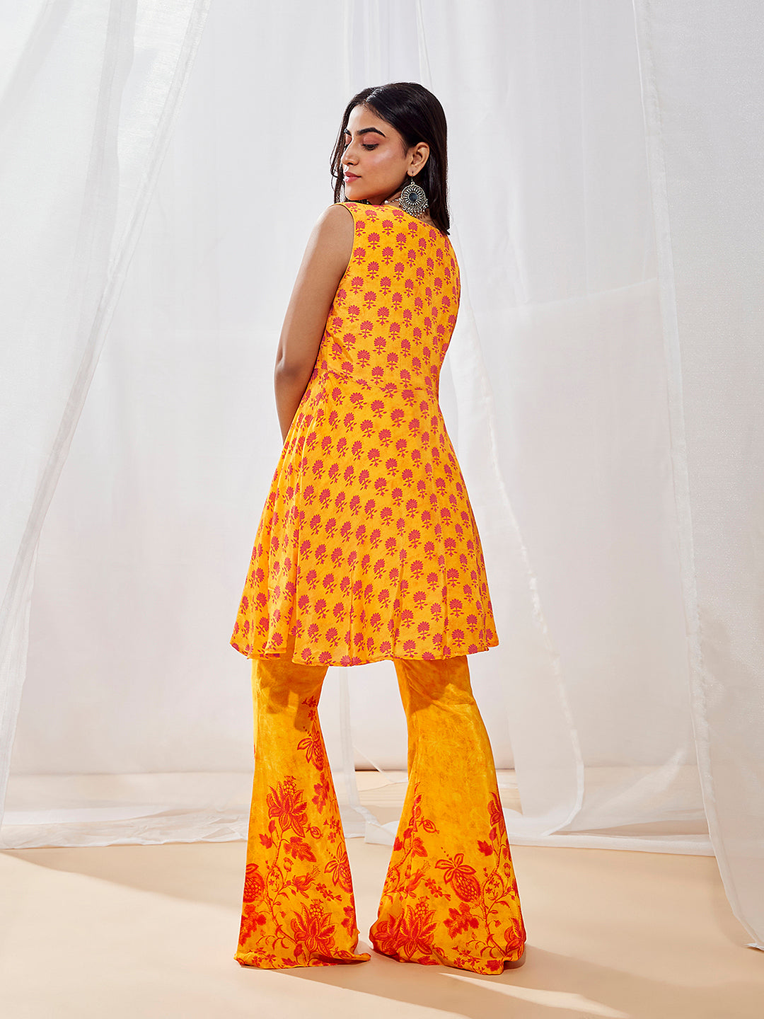 Women's Yellow Kurta Set