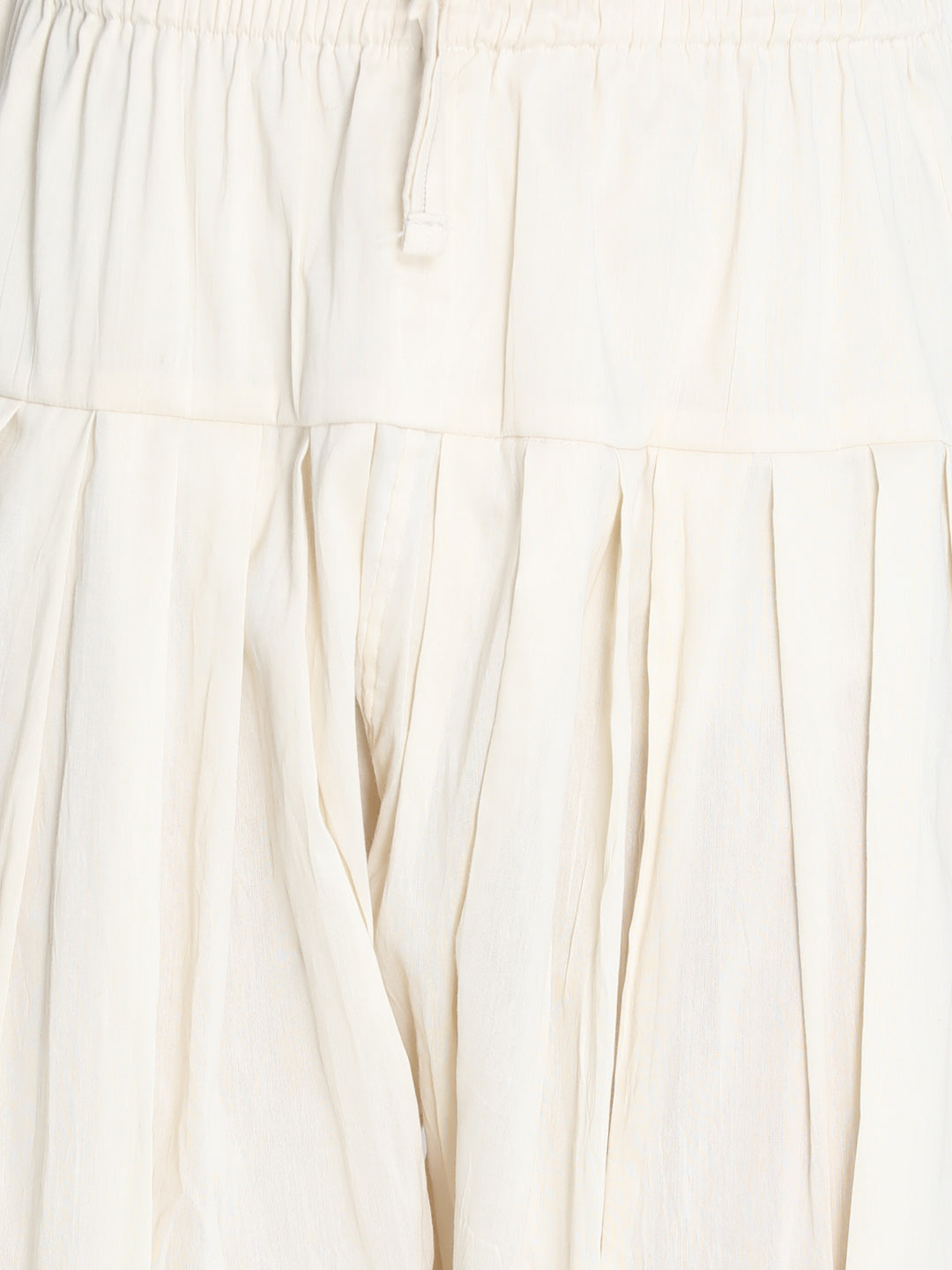 Plus Men's Black And Cream Cotton Blend Pathani Kurta Set