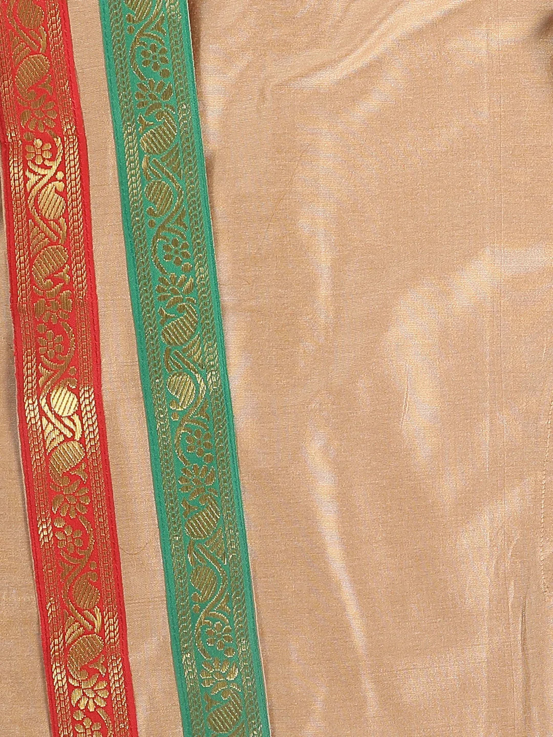 Boy's Rose Gold Kurta With Dhoti Pants & With Dupatta Set