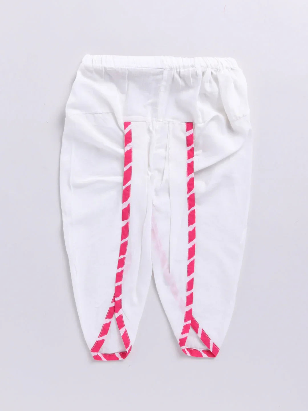 Boy's Pink Cotton Kurta Dhoti Set