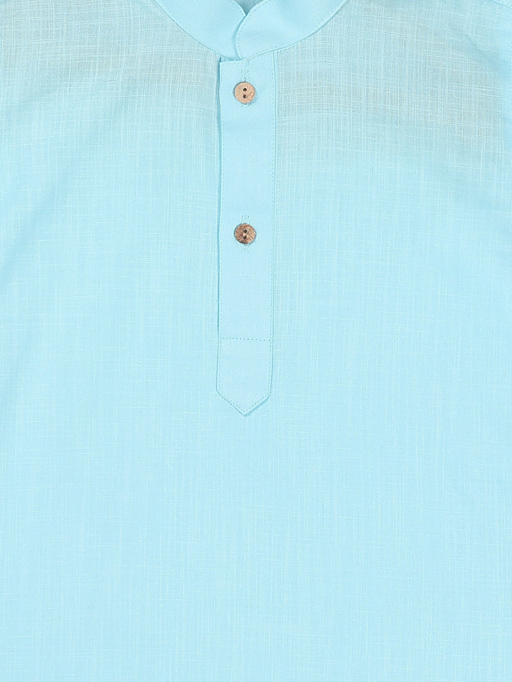 VASTRAMAY Boy's Blue Kurta