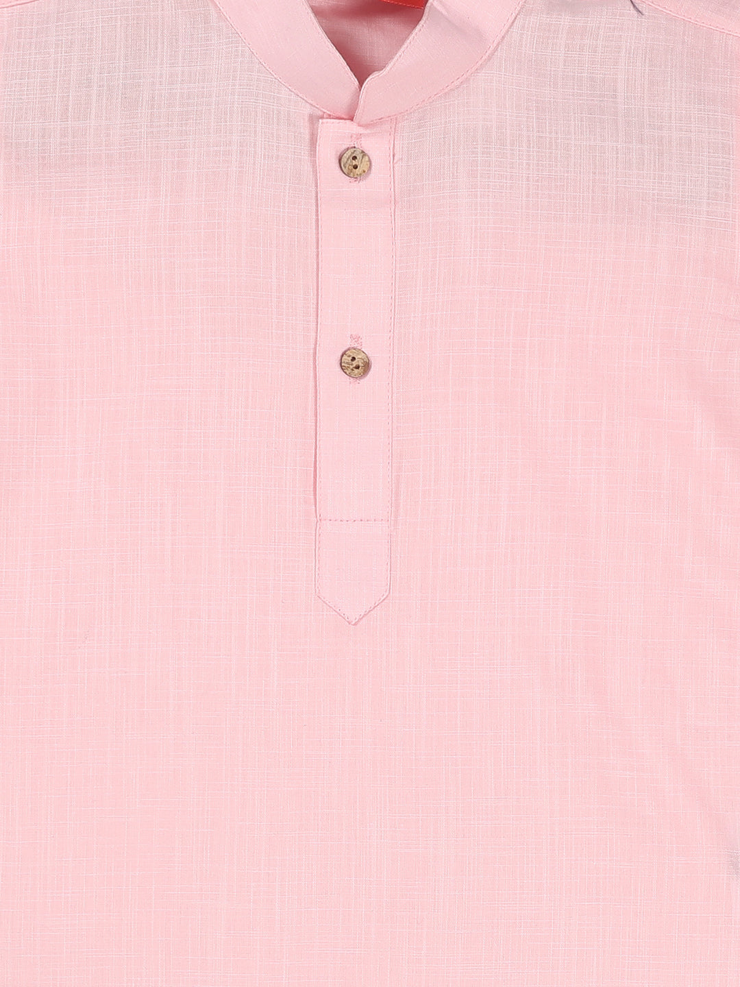 VASTRAMAY Boy's Pink Kurta