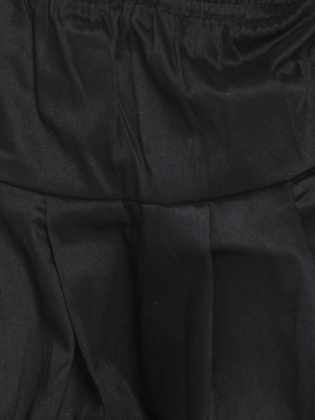 VASTRAMAY SISHU Boy's Maroon Kurta And Black Cowl Dhoti  Set - qivii