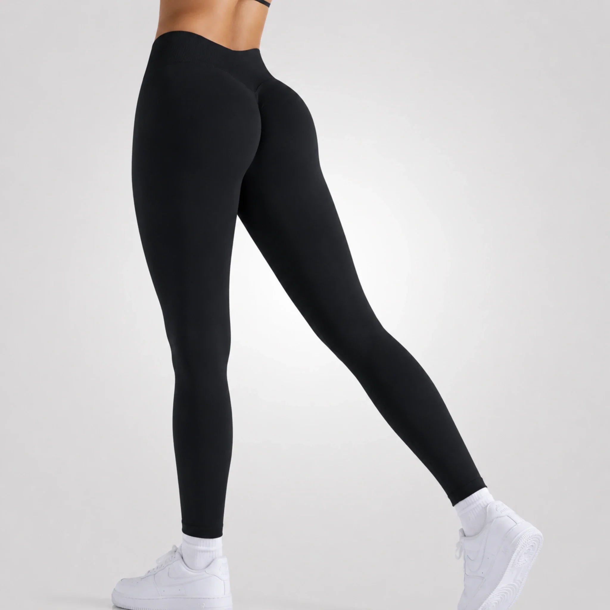 Aria — V-Scrunch Curve Legging  - By Qivii