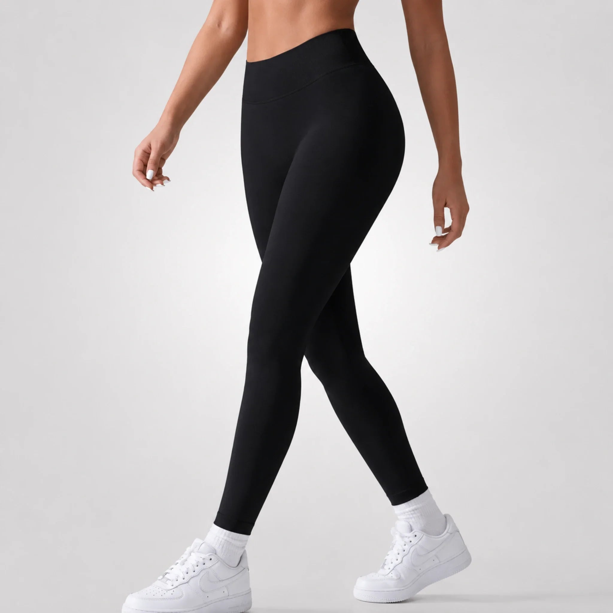 Aria — V-Scrunch Curve Legging  - By Qivii