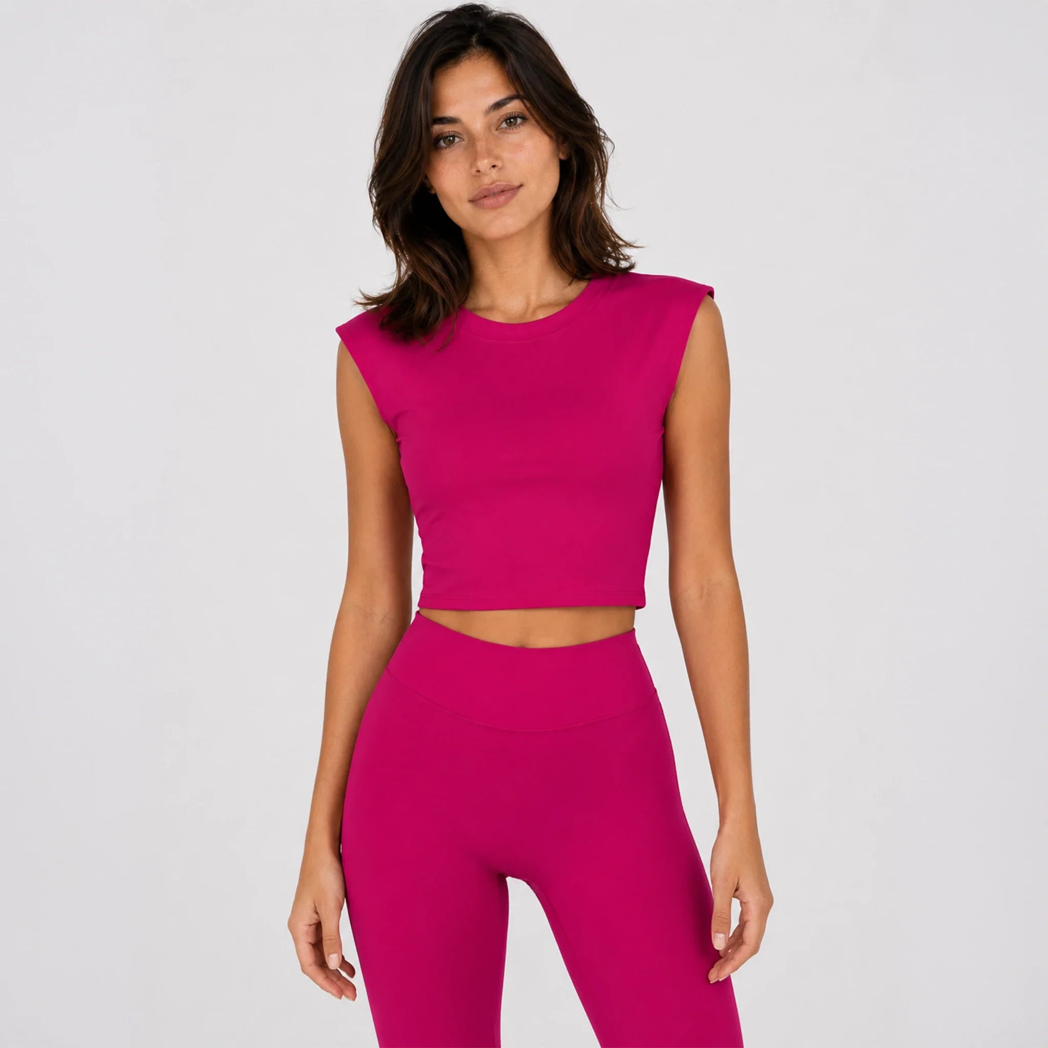 Zena — Knot Tee + Built-In Bra  - By Qivii