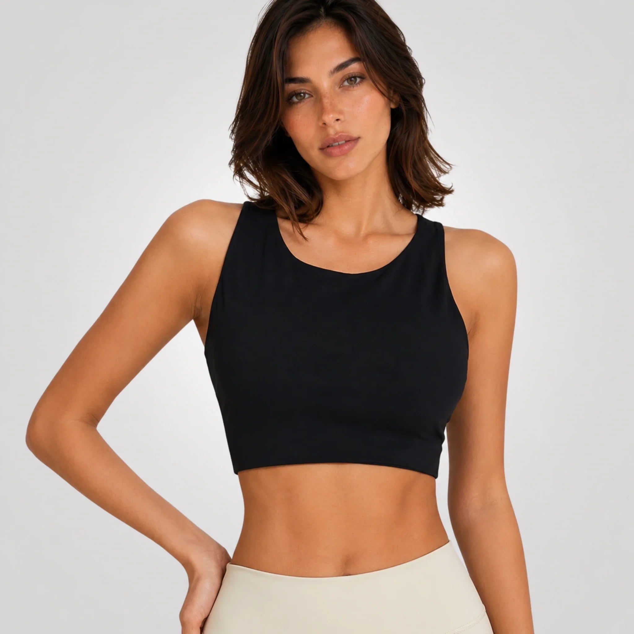 Lova — Open-Back Sports Bra  - By Qivii