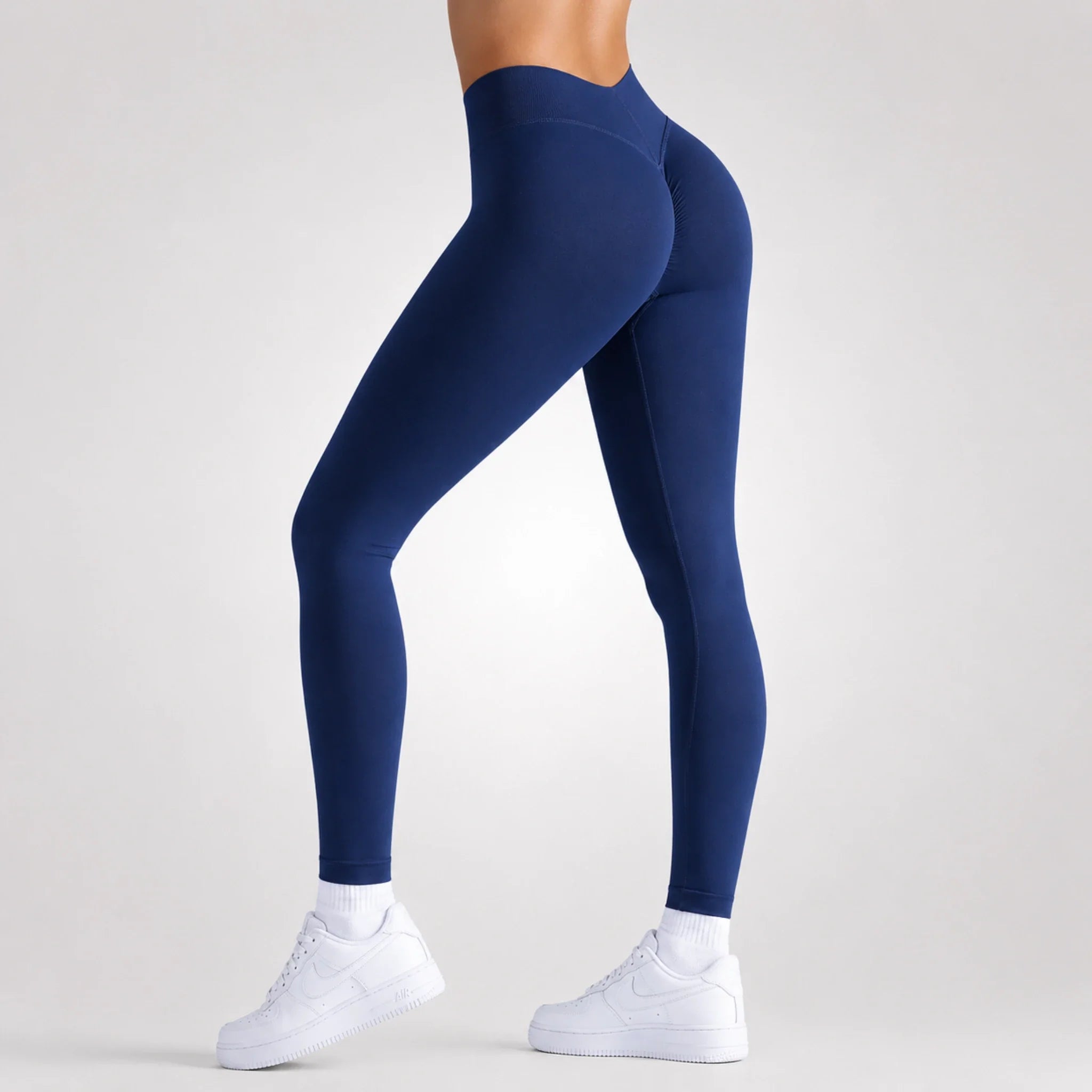 Aria — V-Scrunch Curve Legging  - By Qivii