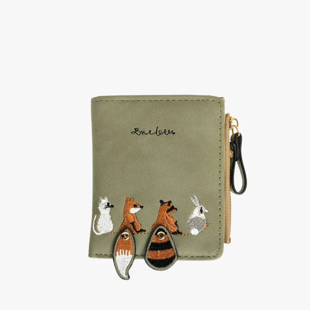 Renah | Embroidered Wallet  - By Qivii