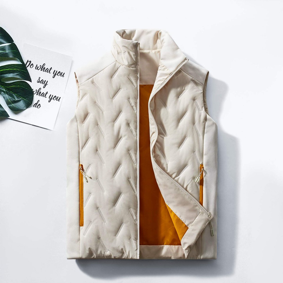 Chester Quilted Down Vest  - By Qivii