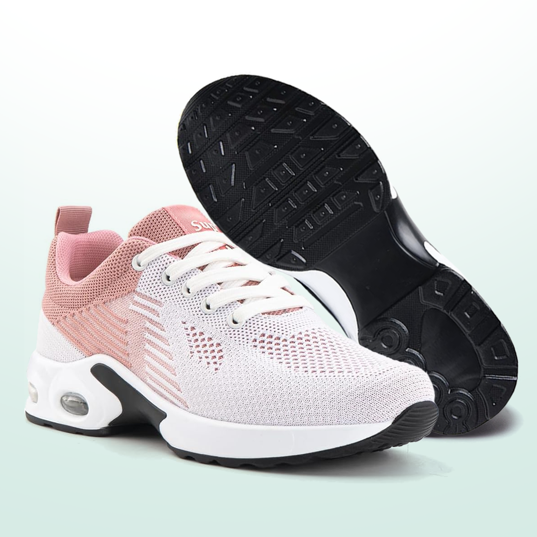 WalkMora Orthopädische Schuhe - Weiß Rosa  - By Qivii