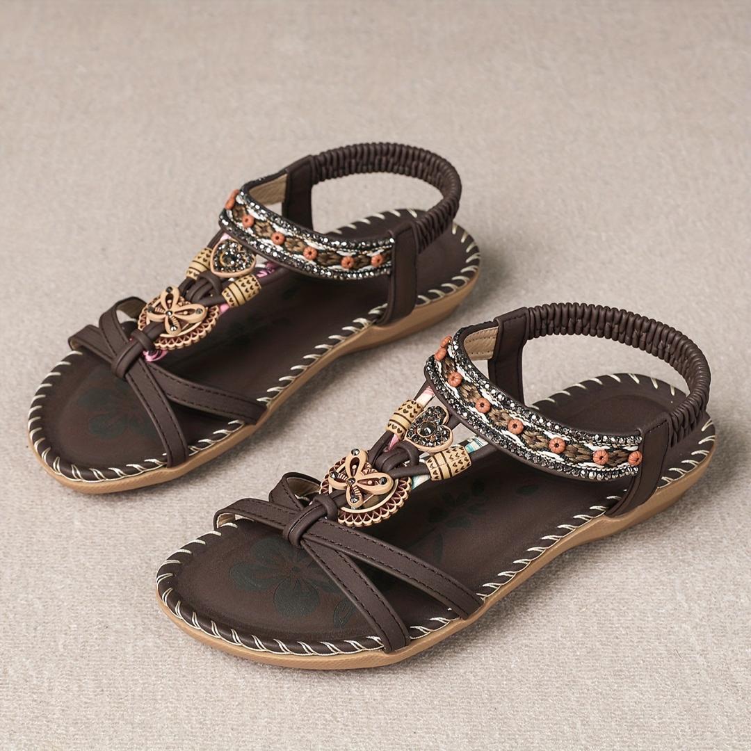Nada – Orthopädische Sandalen im Ibiza-Stil für Komfort & Eleganz  - By Qivii