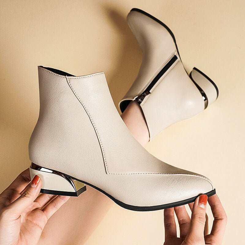 Victoria Ankle Boots  - By Qivii