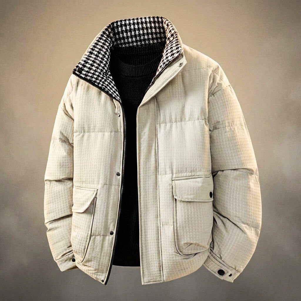 Sinclair Legacy Houndstooth Jacket  - By Qivii