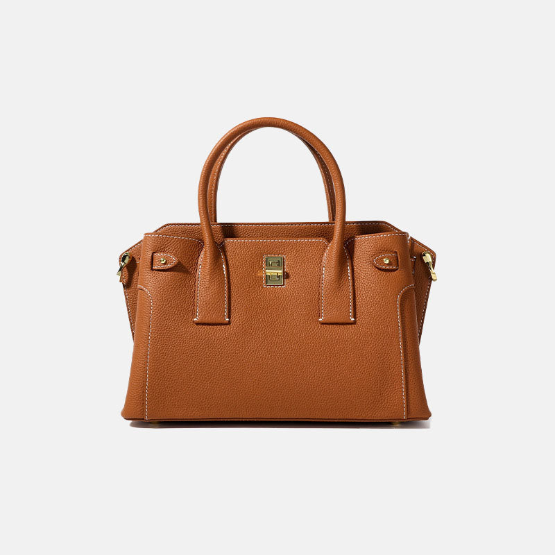 Monica Bag in Pure Leather  - By Qivii