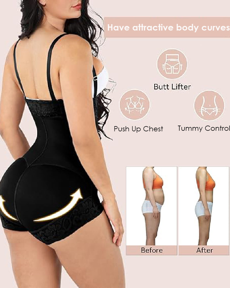 Women's Shapewear Full Body Shaper Hip Lifter Faja Colombiana Waist Trainer  - By Qivii