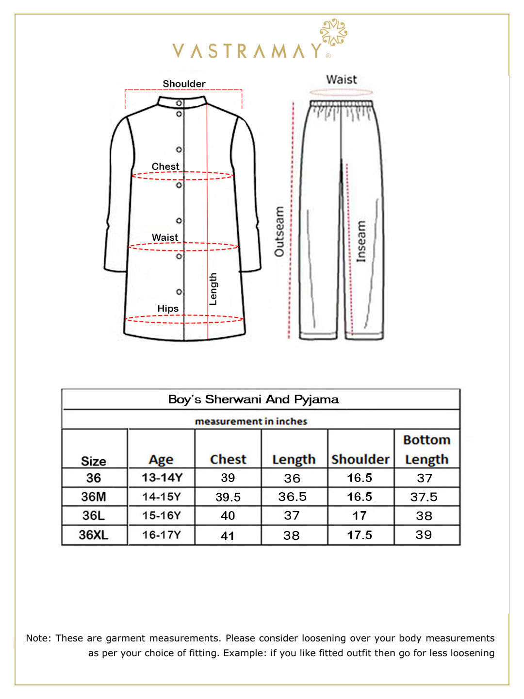 VASTRAMAY Boys Pink & Gold-Colored Woven-Design Brocade Slim Fit Sherwani Set - qivii