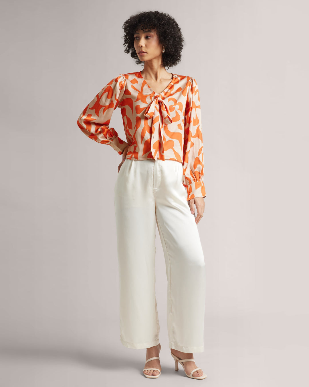 Orange Crop Shirt  - By Janasya