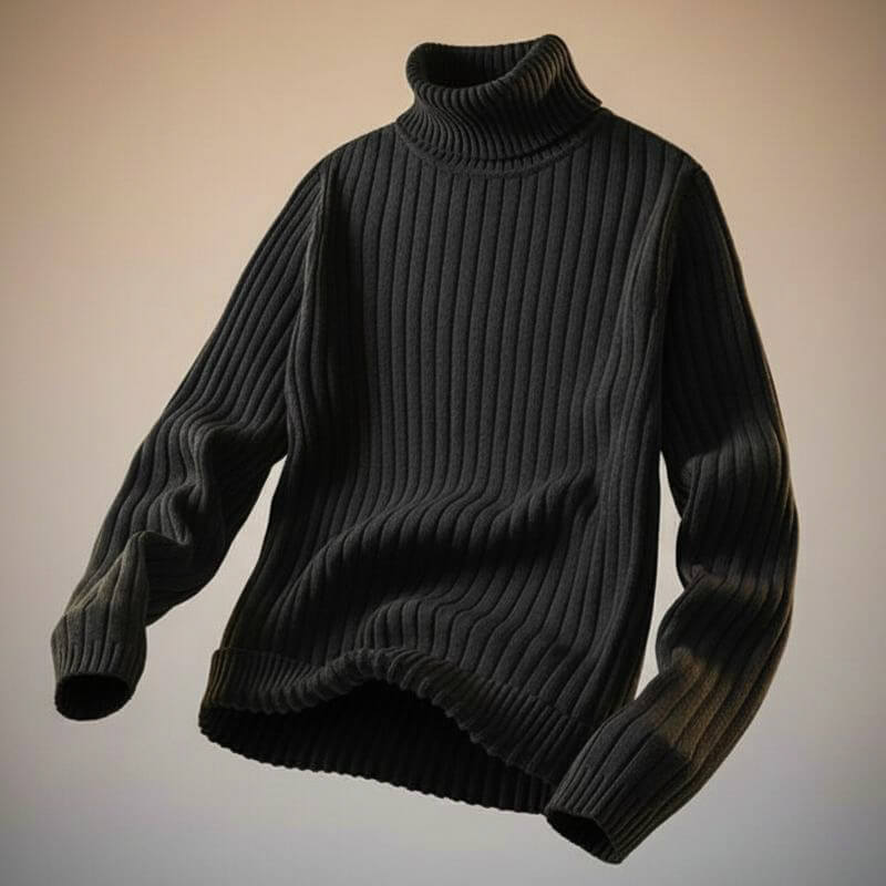 Colton Prestige Wool Turtleneck  - By Qivii
