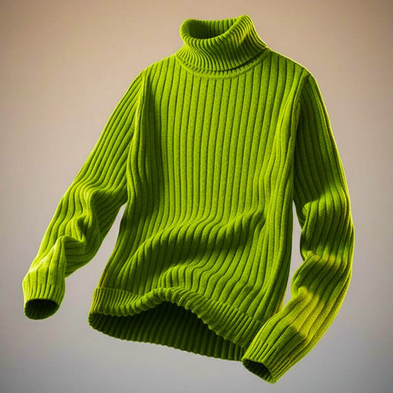 Colton Prestige Wool Turtleneck  - By Qivii