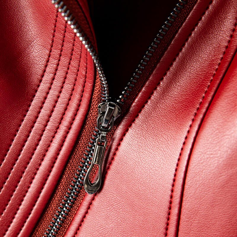 Hellena Leather Jacket  - By Qivii